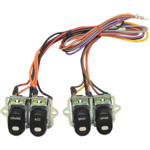 PartzBiz HD: 4417923-Drag Inner Fairing Cap 4 Accessory Cruise Spot Speaker Switch Control Kit Harley | 2106-0221 PartzBiz HD: 4417923-Drag Inner Fairing Cap 4 Accessory Cruise Spot Speaker Switch Control Kit Harley | 2106-0221