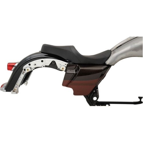 PartzBiz HD: 4417876-Drag Mild Stitch Low Profile Tour Seat Arlen Ness Winged Gas Tank 08-18 FLH/T | 0801-1077