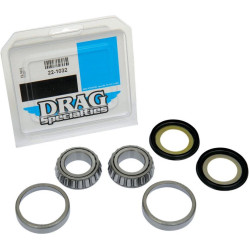 PartzBiz HD DS221032 - Drag Neck Stem Post Bearing & Race Kit Repl Harley OEM 48300-60 48315-60