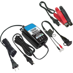 PartzBiz HD DS38070544 - Drag Optimate 1 Duo Drag เครื่องชาร์จแบตเตอรี่ 12V Universal