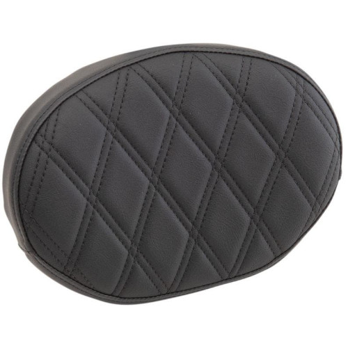 PartzBiz HD: 4417892-Drag Oval Sissy Bar Pad Black Double Diamond Vinyl Harley & Custom 0822-0446 PartzBiz HD: 4417892-Drag Oval Sissy Bar Pad Black Double Diamond Vinyl Harley & Custom 0822-0446