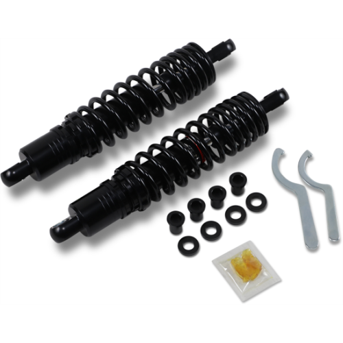 PartzBiz HD: 4417846-Drag Premium Low Profile Black 10.5" Adjustable Rear Spring Shocks XL | 1310-1189 PartzBiz HD: 4417846-Drag Premium Low Profile Black 10.5" Adjustable Rear Spring Shocks XL | 1310-1189