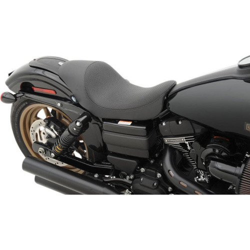 PartzBiz HD: 4417742-Drag Reflective Solo 3/4 Solo Café Style Seat for Harley Dyna FXD 06-17 | 0803-0545 PartzBiz HD: 4417742-Drag Reflective Solo 3/4 Solo Café Style Seat for Harley Dyna FXD 06-17 | 0803-0545