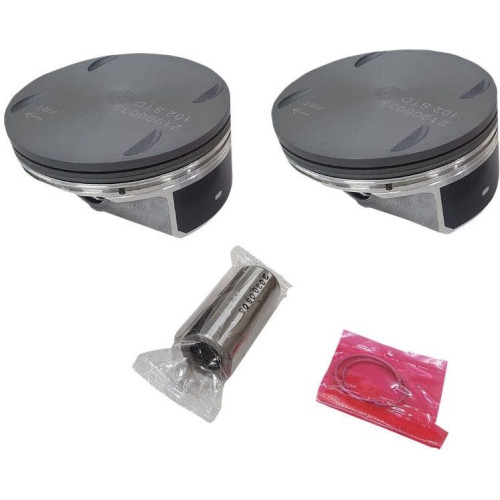 PartzBiz HD: 4417717-Drag Replacement Coated Piston Kit Std Bore Harley Milwaukee Eight 107 17-Up PartzBiz HD: 4417717-Drag Replacement Coated Piston Kit Std Bore Harley Milwaukee Eight 107 17-Up