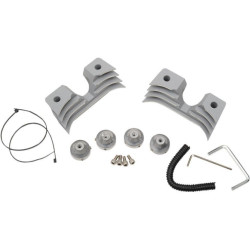 PartzBiz HD DS09401316 - Drag Silver Finned Spark Plug Head Bolt ครอบคลุม Harley Sportster 04-17 XL | 0940-1316 PartzBiz HD DS09401316 - Drag Silver Finned Spark Plug Head Bolt ครอบคลุม Harley Sportster 04-17 XL | 0940-1316