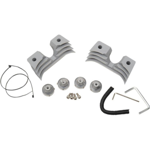 PartzBiz HD: 4417689-Drag Silver Finned Spark Plug Head Bolt ครอบคลุม Harley Sportster 04-17 XL | 0940-1316 PartzBiz HD: 4417689-Drag Silver Finned Spark Plug Head Bolt ครอบคลุม Harley Sportster 04-17 XL | 0940-1316