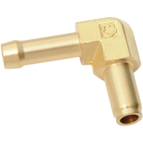 PartzBiz HD: 4417696-Drag Solid Brass Fuel Inlet Fitting Harley 99-06 Keihin Butterfly & CV Carbs 1003-0257 10030257
