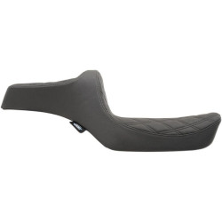 PartzBiz HD DS08040732 - Drag Specialties 0804-0732 Black Predator 3 Double Diamond Motorcycle Seat 82-03 Harley-Davidson Sportster XL custom chopper bike upgrade replacement wide soft Classic 1200 883 saddle 08040732 PartzBiz HD DS08040732 - Drag Specialties 0804-0732 Black Predator 3 Double Diamond Motorcycle Seat 82-03 Harley-Davidson Sportster XL custom chopper bike upgrade replacement wide soft Classic 1200 883 saddle 08040732