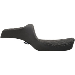 PartzBiz HD DS08040733 - Drag Specialties 0804-0733 Black Predator 3 Double Diamond Motorcycle Seat 82-03 Harley-Davidson Sportster XL custom chopper bike upgrade replacement wide soft Classic 1200 883 saddle 08040733 PartzBiz HD DS08040733 - Drag Specialties 0804-0733 Black Predator 3 Double Diamond Motorcycle Seat 82-03 Harley-Davidson Sportster XL custom chopper bike upgrade replacement wide soft Classic 1200 883 saddle 08040733