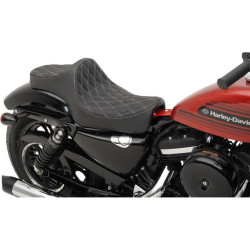 PartzBiz HD DS08040735 - Drag Specialties 0804-0735 Black Predator 3 Double Diamond Motorcycle Seat 04-22 Harley-Davidson Sportster XL custom chopper bike upgrade replacement wide soft Classic 1200 883 saddle 08040735 PartzBiz HD DS08040735 - Drag Specialties 0804-0735 Black Predator 3 Double Diamond Motorcycle Seat 04-22 Harley-Davidson Sportster XL custom chopper bike upgrade replacement wide soft Classic 1200 883 saddle 08040735