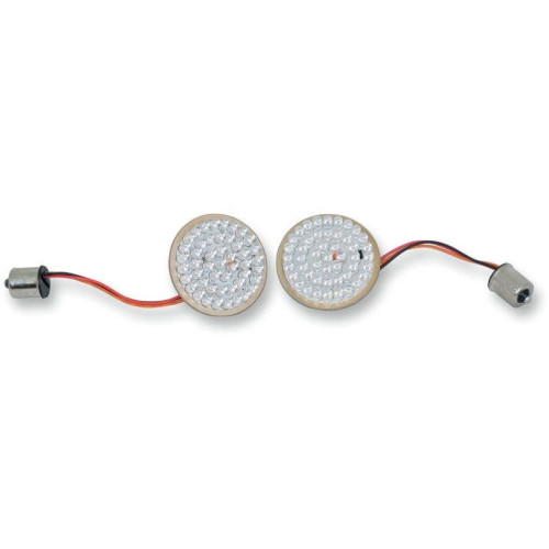 PartzBiz HD: 4417633-Drag Specialties 2020-1755 ไฟเลี้ยว LED ฟังก์ชั่นคู่แทรก - สไตล์ Bullet Harley Davidson อัพเกรดการเปลี่ยน 1157 หลอดไฟ amber white switchback 20201755 GEN-200-AW-1157