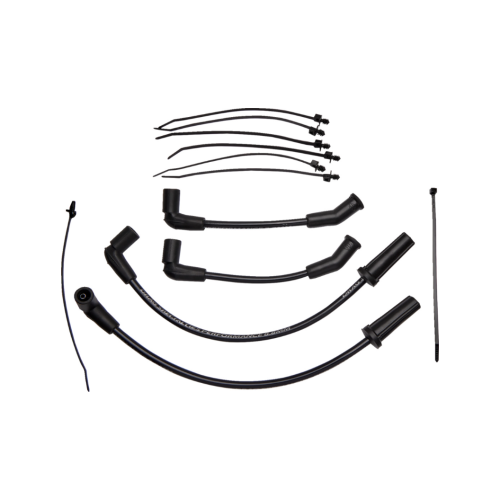 PartzBiz HD: 4417584-Drag Specialties 8.8 MM Spark Plug Wire Set 4 Harley 17-23 Touring FLHT FLHR | 0