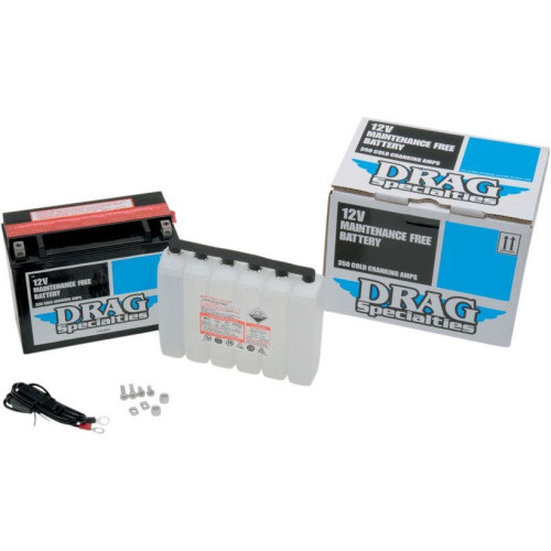 PartzBiz HD: 4417587-Drag Specialties AGM Battery for Harley 84-96 FLH FLT Models | DTX24HL-BS