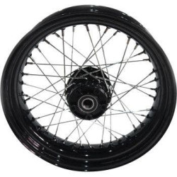 PartzBiz HD DS02040575 - Drag Specialties Black 17" x 4.5" Replacement Laced Rear Wheel Harley FXD 08-17 PartzBiz HD DS02040575 - Drag Specialties Black 17" x 4.5" Replacement Laced Rear Wheel Harley FXD 08-17