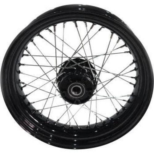 PartzBiz HD: 4417593-Drag Specialties Black 17" x 4.5" Replacement Laced Rear Wheel Harley FXD 08-17 PartzBiz HD: 4417593-Drag Specialties Black 17" x 4.5" Replacement Laced Rear Wheel Harley FXD 08-17