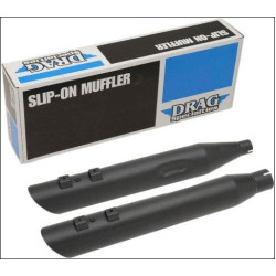 PartzBiz HD DS18011186 - Drag Specialties Black 3.5" Slash Down Slip On Mufflers Exhaust Harley 17-19 1801-1186 2019 18011186 PartzBiz HD DS18011186 - Drag Specialties Black 3.5" Slash Down Slip On Mufflers Exhaust Harley 17-19 1801-1186 2019 18011186