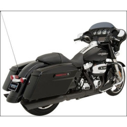 PartzBiz HD DS18011190 - Drag Specialties Black 4" Slash Down Slip On Mufflers Exhaust Harley 2017 1801-1190 PartzBiz HD DS18011190 - Drag Specialties Black 4" Slash Down Slip On Mufflers Exhaust Harley 2017 1801-1190