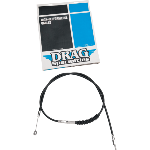 PartzBiz HD: 4417566-Drag Specialties สายคลัตช์ประสิทธิภาพสูงแบบถักสีดำ รุ่น 07 FLH/T