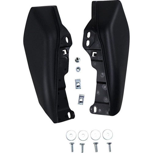PartzBiz HD: 4417542-Drag Specialties Black Frame Mounted Engine Heat Deflectors 09-16 Harley Touring 58002-09A 0504-0322 PartzBiz HD: 4417542-Drag Specialties Black Frame Mounted Engine Heat Deflectors 09-16 Harley Touring 58002-09A 0504-0322