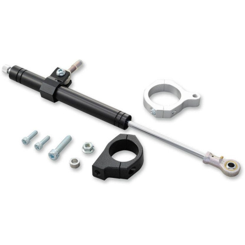 PartzBiz HD: 4417543-Drag Specialties Black Front Steering Damper Kit for Harley Dyna FXD 06-17 | 0414-0528 PartzBiz HD: 4417543-Drag Specialties Black Front Steering Damper Kit for Harley Dyna FXD 06-17 | 0414-0528