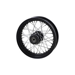 PartzBiz HD DS02040572 - Drag Specialties Black Laced 40 Spoke Rear Wheel 16x3" Harley FLTR 02-07 PartzBiz HD DS02040572 - Drag Specialties Black Laced 40 Spoke Rear Wheel 16x3" Harley FLTR 02-07