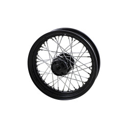 PartzBiz HD DS02040573 - Drag Specialties Black Laced 40 Spoke Rear Wheel 16x3" Harley Softail 97-99 PartzBiz HD DS02040573 - Drag Specialties Black Laced 40 Spoke Rear Wheel 16x3" Harley Softail 97-99