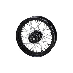 PartzBiz HD DS02040570 - Drag Specialties Black Laced 40 Spoke Rear Wheel 16x3" Harley Softail Dyna 00-06 PartzBiz HD DS02040570 - Drag Specialties Black Laced 40 Spoke Rear Wheel 16x3" Harley Softail Dyna 00-06