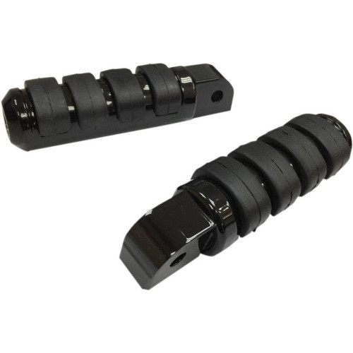 PartzBiz HD: 4417551-Drag Specialties Black Large Diameter Passenger Footpegs Harley Softail 18-Up PartzBiz HD: 4417551-Drag Specialties Black Large Diameter Passenger Footpegs Harley Softail 18-Up