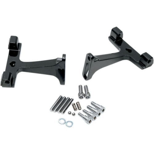 PartzBiz HD: 4417554-Drag Specialties Black OEM Passenger Floorboard Mounts Harley 93-14 - 1621-0393 50500042