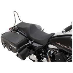 PartzBiz HD DS08011303 - Drag Specialties Black Predator III 2- Up Seat Smooth Harley Touring 08-23 PartzBiz HD DS08011303 - Drag Specialties Black Predator III 2- Up Seat Smooth Harley Touring 08-23