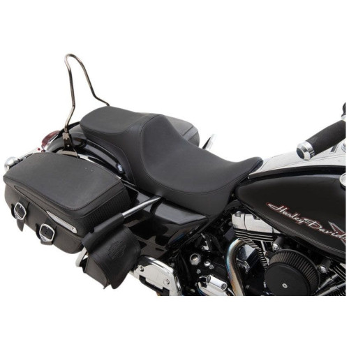 PartzBiz HD: 4417519-Drag Specialties Black Predator III 2- Up Seat Smooth Harley Touring 08-23 PartzBiz HD: 4417519-Drag Specialties Black Predator III 2- Up Seat Smooth Harley Touring 08-23