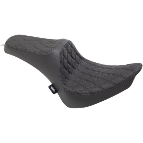 PartzBiz HD: 4417520-Drag Specialties Black Predator III Double Diamond 2-Up Seat Harley Softail FL FX 00-17 PartzBiz HD: 4417520-Drag Specialties Black Predator III Double Diamond 2-Up Seat Harley Softail FL FX 00-17