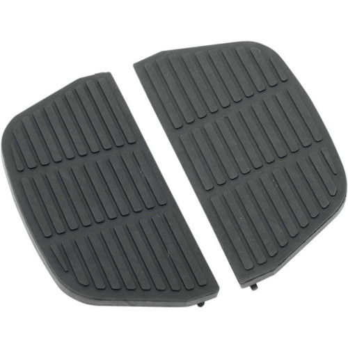 PartzBiz HD: 4417479-Drag Specialties Black Traditional D Shaped Passenger Floorboard Inserts Harley 86-05 - 1621-0465 Repl OEM 50606-86A PartzBiz HD: 4417479-Drag Specialties Black Traditional D Shaped Passenger Floorboard Inserts Harley 86-05 - 1621-0465 Repl OEM 50606-86A