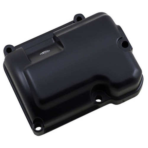 PartzBiz HD: 4417480-Drag Specialties ฝาครอบเกียร์สีดำ Harley Twin Cam Touring FLT 98-06