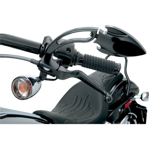 PartzBiz HD: 4417484-Drag Matte Satin Black Wide Brake Clutch Lever Set 96-16 Harley Big Twin XL | 0610-0128 PartzBiz HD: 4417484-Drag Matte Satin Black Wide Brake Clutch Lever Set 96-16 Harley Big Twin XL | 0610-0128