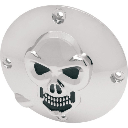 PartzBiz HD: 4417457-Drag Specialties ฝาครอบ Chrome 3 Hole 3-D Skull Derby Harley Sportster XL 94-03 | 1107-0034 PartzBiz HD: 4417457-Drag Specialties ฝาครอบ Chrome 3 Hole 3-D Skull Derby Harley Sportster XL 94-03 | 1107-0034