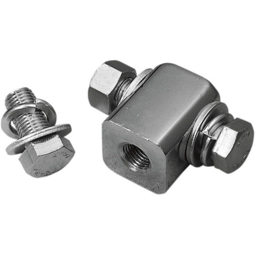 PartzBiz HD: 4417463-Drag Specialties Chrome 5-3/4" Headlight Mounting Block Kit Harley davidson Softail Front fork mount lighting bracket replacement DS-285005 DS285005 PartzBiz HD: 4417463-Drag Specialties Chrome 5-3/4" Headlight Mounting Block Kit Harley davidson Softail Front fork mount lighting bracket replacement DS-285005 DS285005