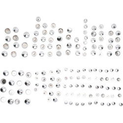 PartzBiz HD DS24010695 - Drag Chrome Deluxe Engine Primary Transmission Bolt Cover Kit Harley FLT 99-08 2401-0695