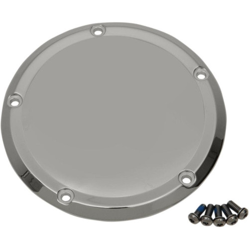PartzBiz HD: 4417446-Drag Specialties Chrome Die Cast Domed Derby Cover 16-18 Harley FLHT/FLHX/FLTRS | 1107-0489 11070489