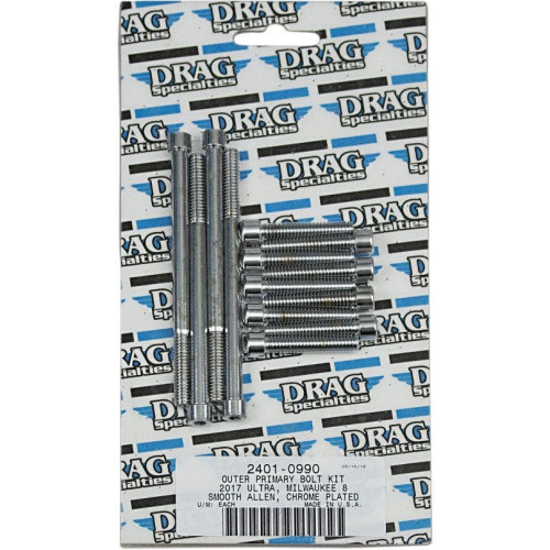 PartzBiz HD: 4417393-Drag Specialties Chrome Outer Primarty Bolt Replacement Kit Smooth Head 17-19 Harley Davidson Milwaukee Eight M8 M-Eight Touring Hardware Bolts Nuts Washers Engine Transmission PartzBiz HD: 4417393-Drag Specialties Chrome Outer Primarty Bolt Replacement Kit Smooth Head 17-19 Harley Davidson Milwaukee Eight M8 M-Eight Touring Hardware Bolts Nuts Washers Engine Transmission