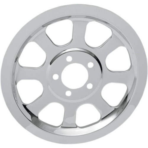 PartzBiz HD: 4417395-Drag Specialties Chrome Outer Rear Pulley Insert 00-05 Harley Softail FLST/FXST 1201-0518 12010518 PartzBiz HD: 4417395-Drag Specialties Chrome Outer Rear Pulley Insert 00-05 Harley Softail FLST/FXST 1201-0518 12010518