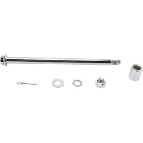PartzBiz HD: 4417408-Drag Specialties Chrome Rear Axle Kit Harley Davidson Dyna FXD 91-99 DS-223050