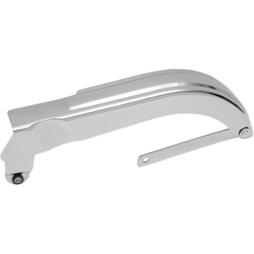 PartzBiz HD: 4417386-Drag Specialties Chrome Rear Upper Belt Guard Cover Harley 85-86 FXWG FXB | DS-325176 PartzBiz HD: 4417386-Drag Specialties Chrome Rear Upper Belt Guard Cover Harley 85-86 FXWG FXB | DS-325176