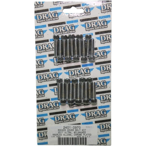 PartzBiz HD: 4417353-Drag Specialties Chrome Rocker Cover Bolt Replacement Kit Knurled Head 17-19 Harley Davidson Milwaukee Eight M8 M-Eight Touring Softail Hardware Bolts Nuts Washers Engine PartzBiz HD: 4417353-Drag Specialties Chrome Rocker Cover Bolt Replacement Kit Knurled Head 17-19 Harley Davidson Milwaukee Eight M8 M-Eight Touring Softail Hardware Bolts Nuts Washers Engine