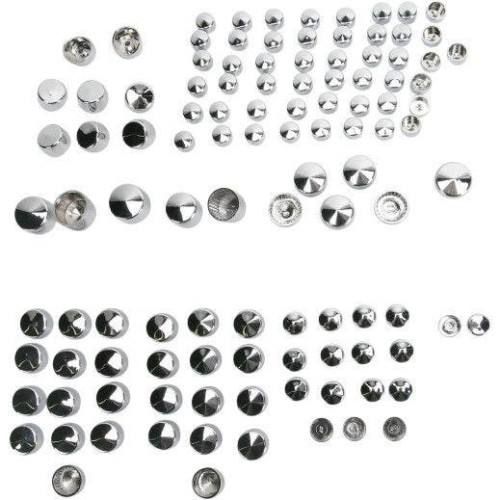 PartzBiz HD: 4417346-Drag Specialties Chrome เครื่องยนต์มาตรฐาน Trans Primary Bolt Cover Kit สำหรับ Harley FLH 09-16 24010698 PartzBiz HD: 4417346-Drag Specialties Chrome เครื่องยนต์มาตรฐาน Trans Primary Bolt Cover Kit สำหรับ Harley FLH 09-16 24010698