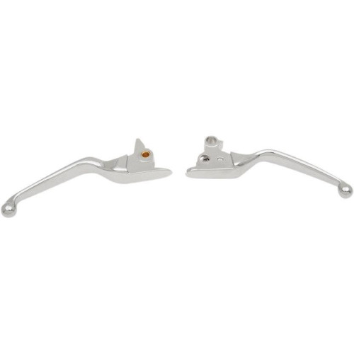 PartzBiz HD: 4417318-Drag Specialties Chrome Wide Blade Hand Levers for Harley Softail 15-17 | 0610-1682 PartzBiz HD: 4417318-Drag Specialties Chrome Wide Blade Hand Levers for Harley Softail 15-17 | 0610-1682