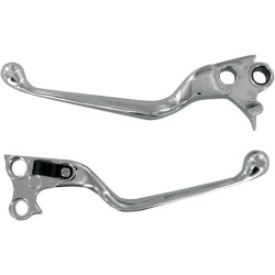PartzBiz HD DS06100126 - ชุดคันคลัทช์เบรคแบบกว้าง Chrome 96-16 Harley Touring Softail Dyna XL | 0610-0126