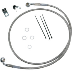 PartzBiz HD DS17412654 - Drag Front Extended +2 สายเบรคสแตนเลสสำหรับ Harley 99-07 FXST | 1741-2654 PartzBiz HD DS17412654 - Drag Front Extended +2 สายเบรคสแตนเลสสำหรับ Harley 99-07 FXST | 1741-2654