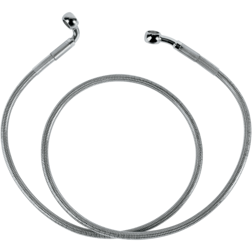 PartzBiz HD: 4417237-Drag Specialties Front Stainless Steel Brake Line for Harley 87-99 FLSTC/F/N PartzBiz HD: 4417237-Drag Specialties Front Stainless Steel Brake Line for Harley 87-99 FLSTC/F/N