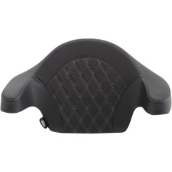 PartzBiz HD DS08220438 - Drag Specialties King Pack Pad Silver Double Diamond Harley Touring 14-20